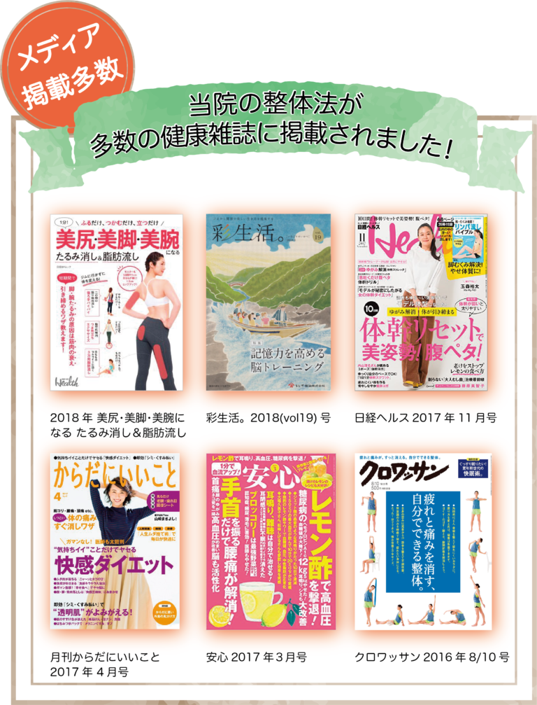 パーフェクト整体雑誌掲載